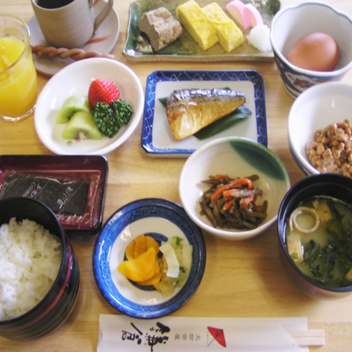 【朝食付き】和食・洋食選べる朝食付きプラン♪